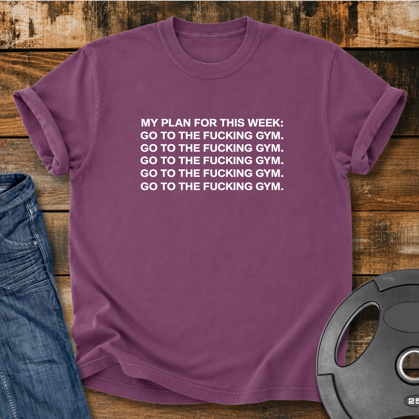 My Plan for This Week Vintage Wash T-Shirt