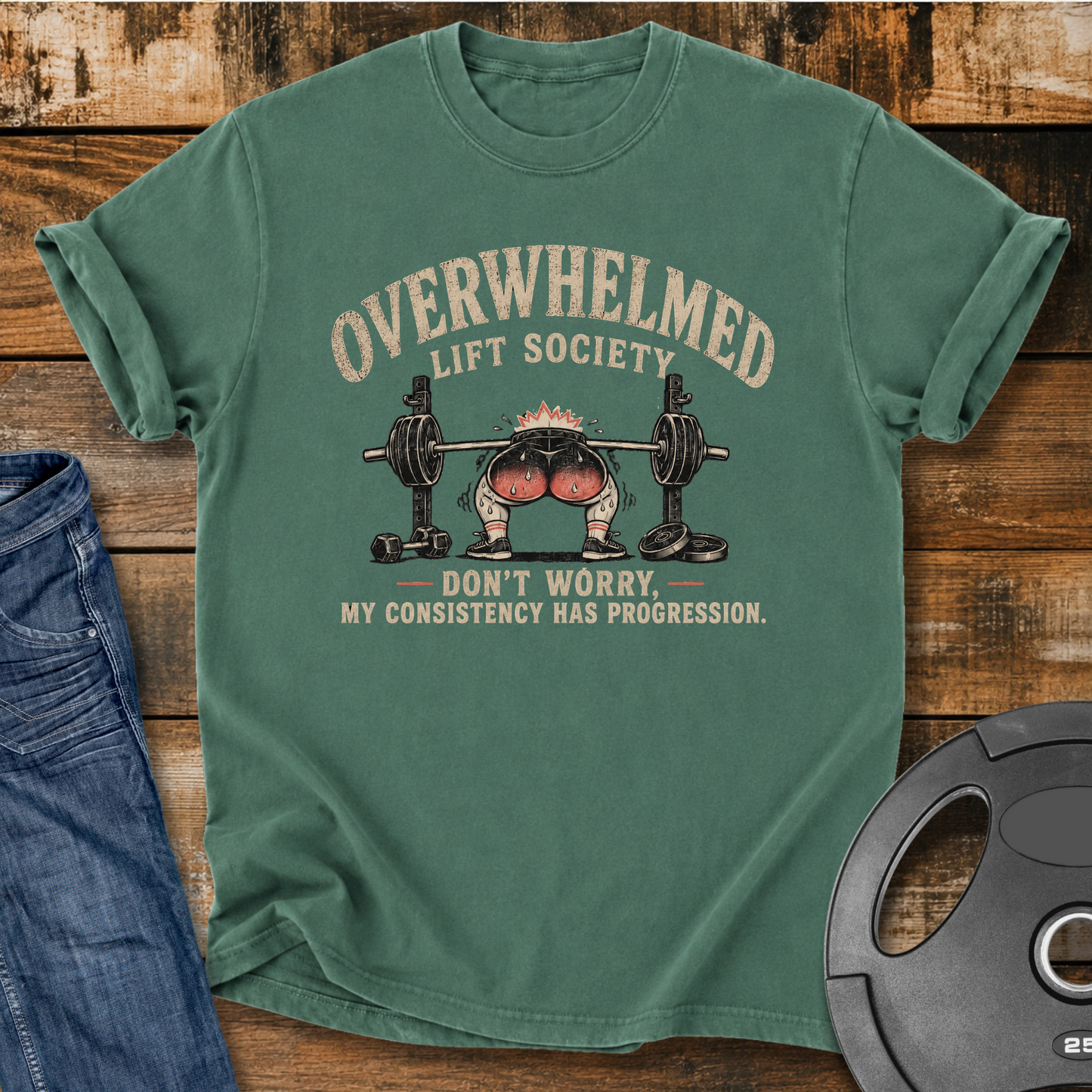 Overwhelmed Lift Society Vintage Wash T-shirt