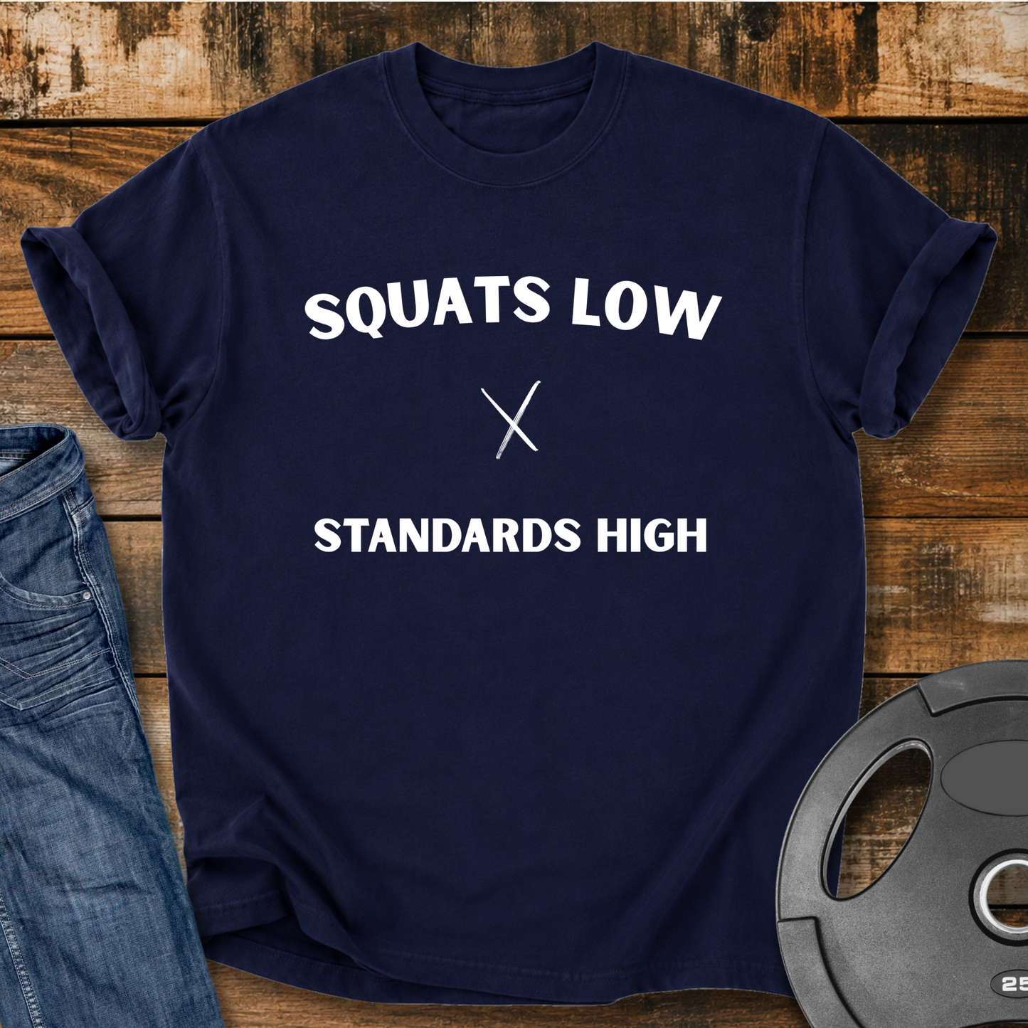 Squats Low Standards High Vintage Wash T-Shirt