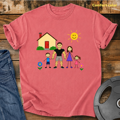 Strong Dad Family Vintage Wash T-Shirt