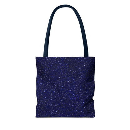 Personalized Name Cute Cat Float Ocean Starry Sky Tote Bag