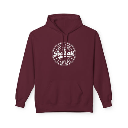 Classic Eat Sleep Football Repeat Hoodie
