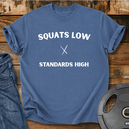 Squats Low Standards High Vintage Wash T-Shirt