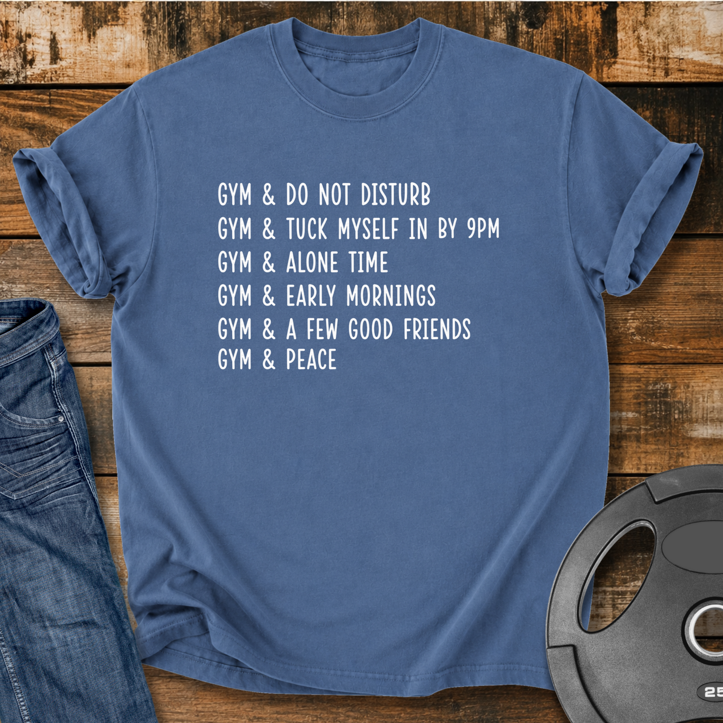 Gym & Peace Vintage Wash T-shirt