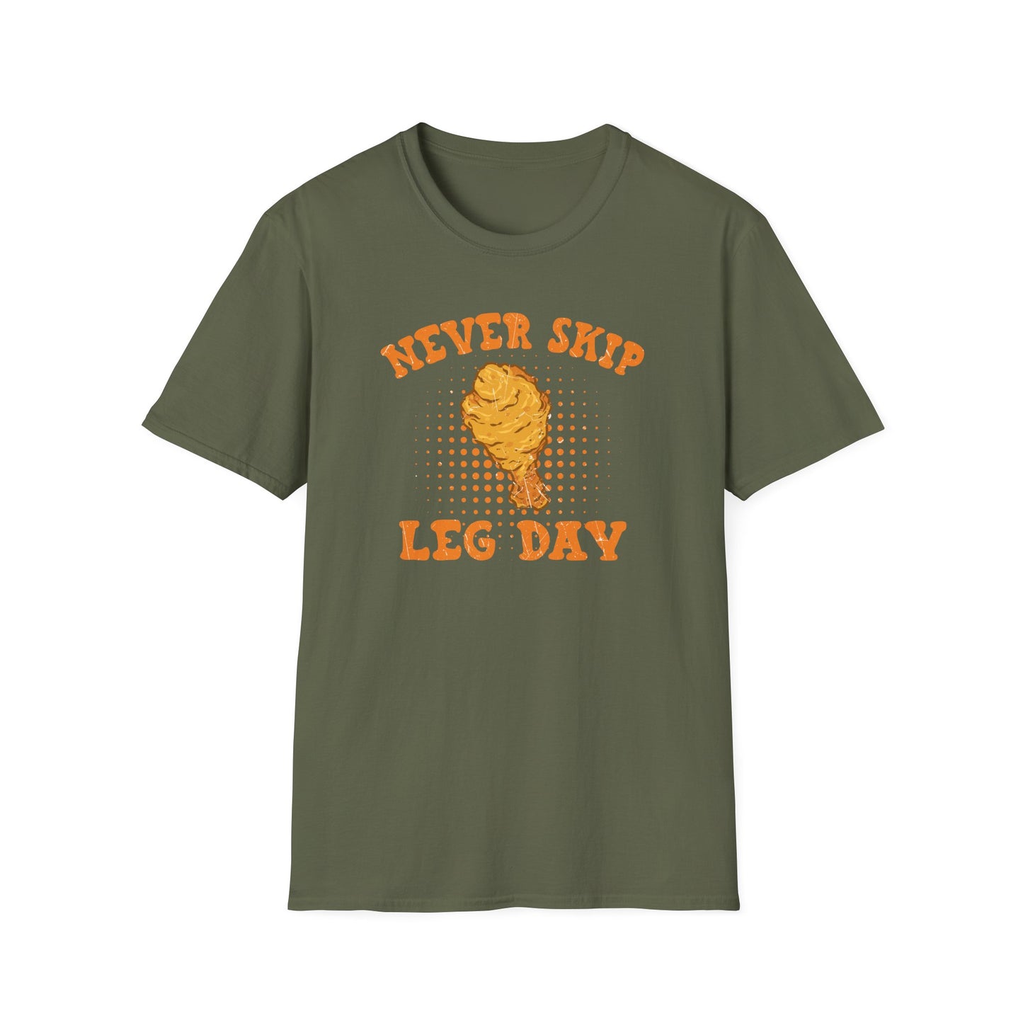 "Never Skip Leg Day" Drumstick Funny T-Shirt