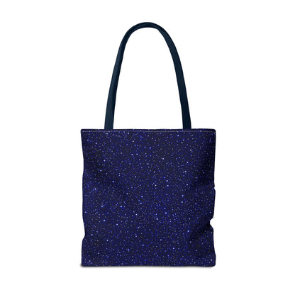 Personalized Name Cute Cat Float Ocean Starry Sky Tote Bag