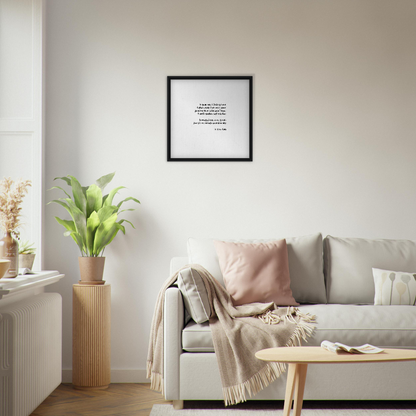 My  Daily Affirmation- Framed Custom Canvas