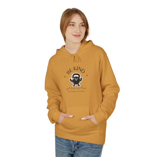Be Kind Funny Kettlebell Hoodie