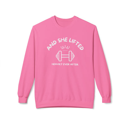 And She Lifted Heavily Ever After Hoodie