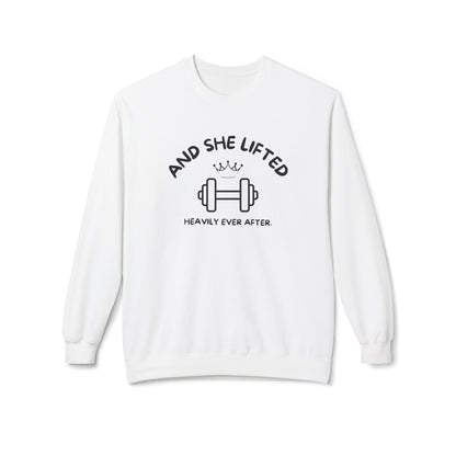 And She Lifted Heavily Ever After Hoodie