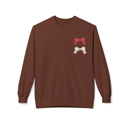 Personlised Name and Number Baseball Ribbon Sweatshirt