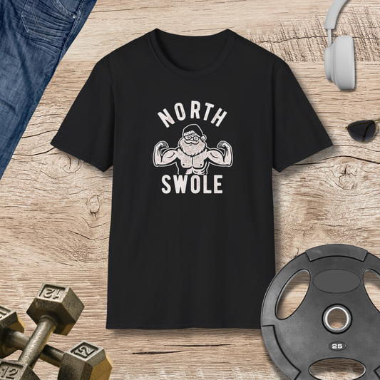 Santa 'North Swole' T-Shirt
