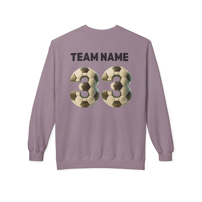 Personalised Your Name, Team Name & Number Sweatshirt