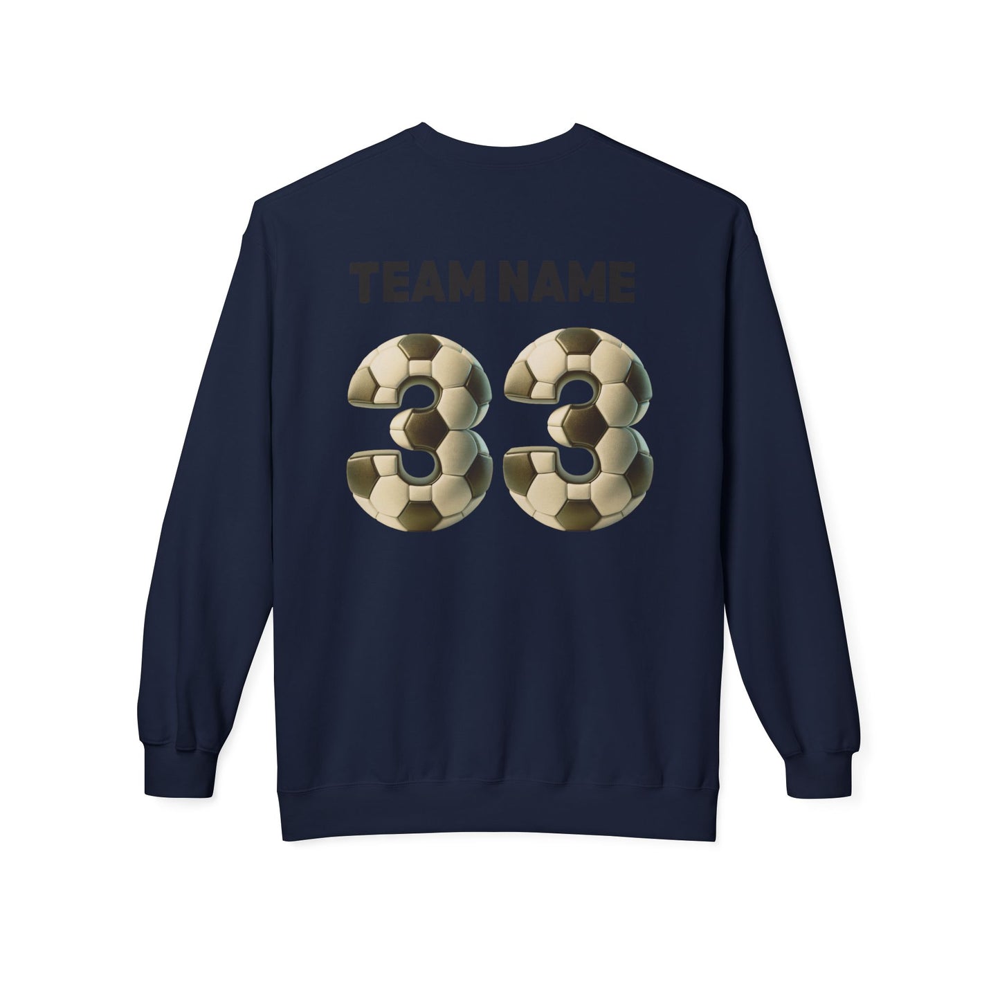 Personalised Your Name, Team Name & Number Sweatshirt