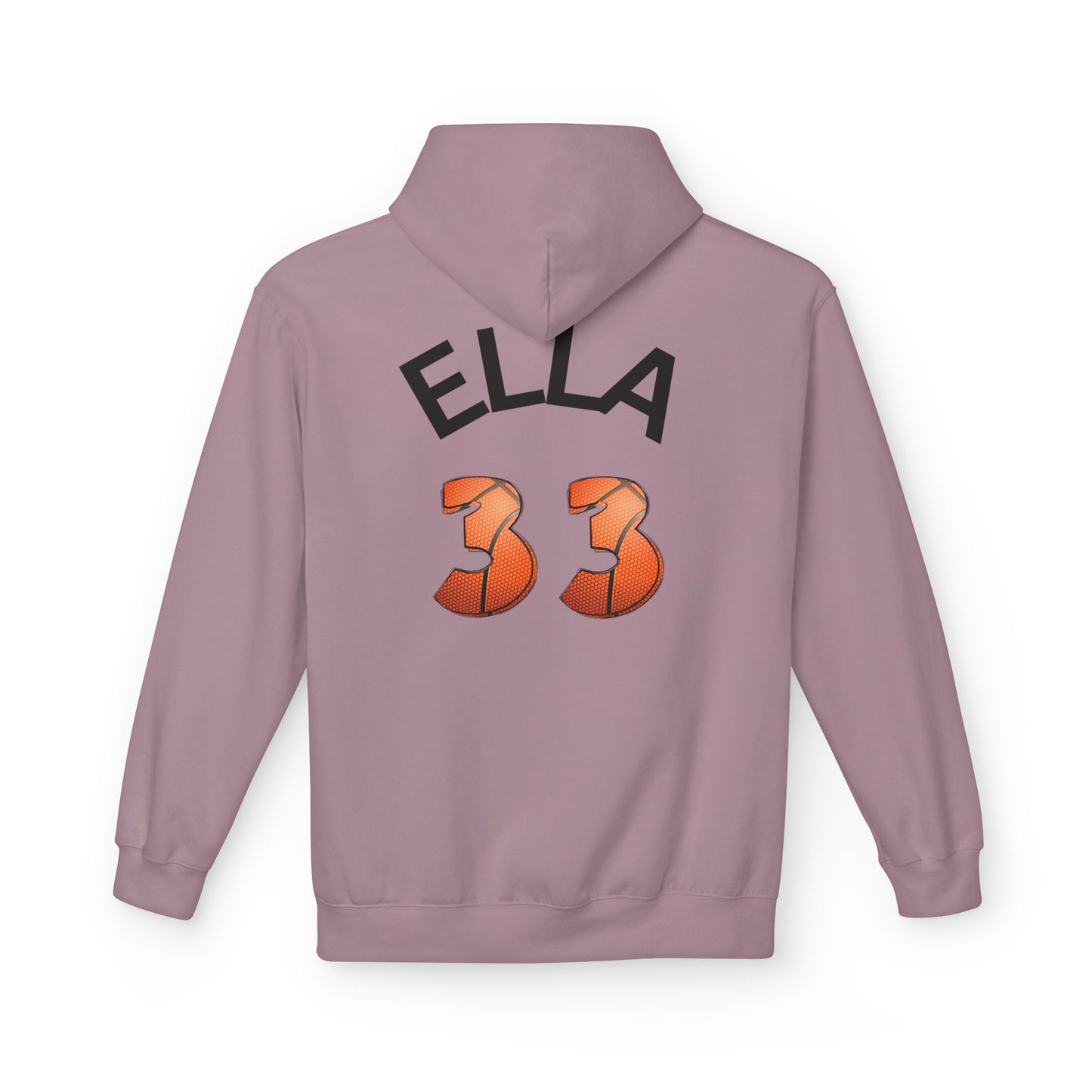 Personlised Name & Number Basketball mama Ribbon Hoodie