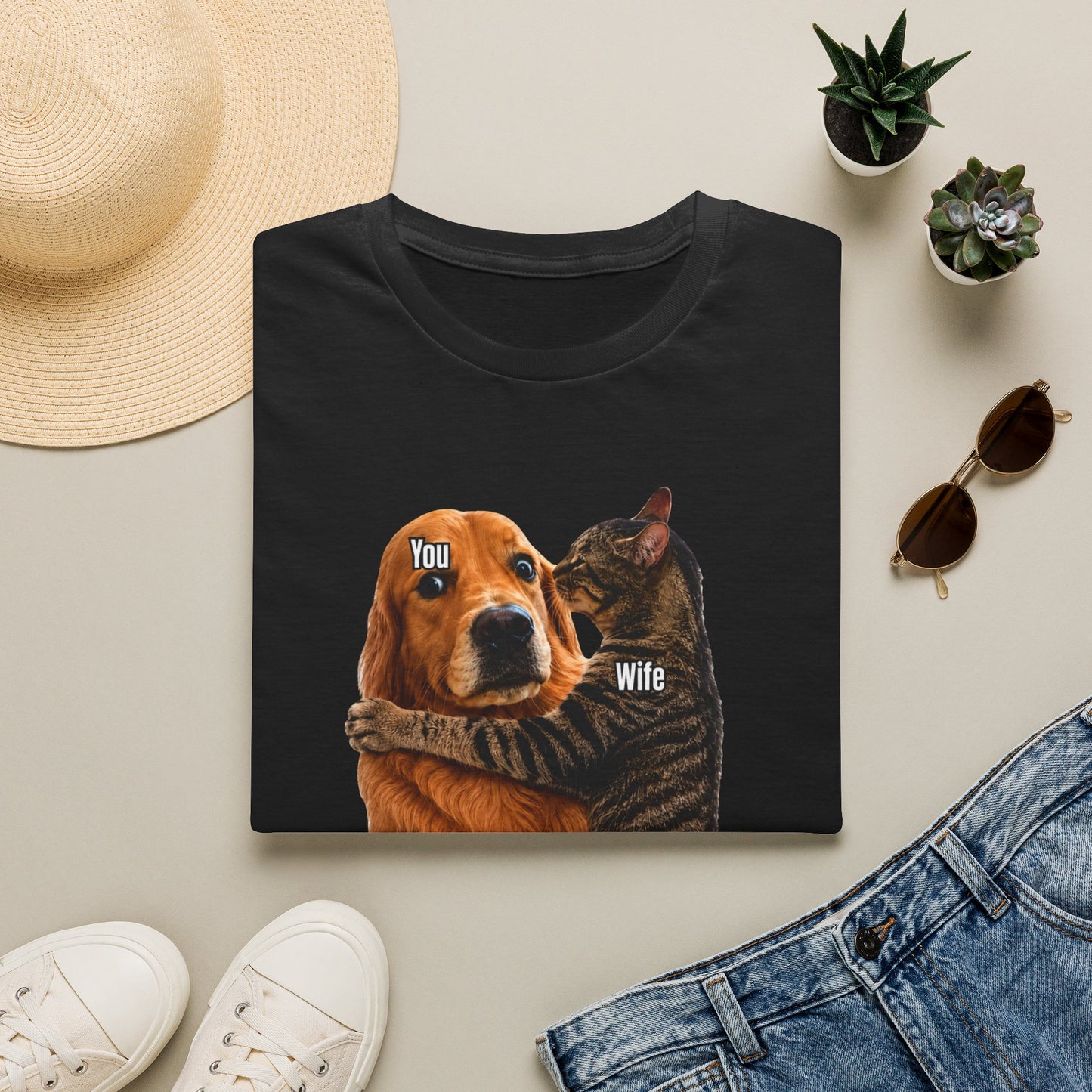 Husband Wife Reality Check T-Shirt