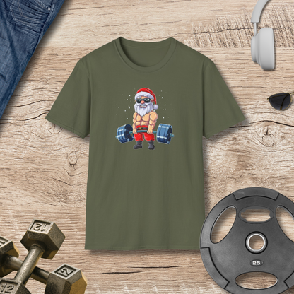Santa Lift Weights T-Shirt