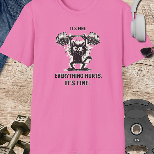 It's Fine Cat T‑Shirt