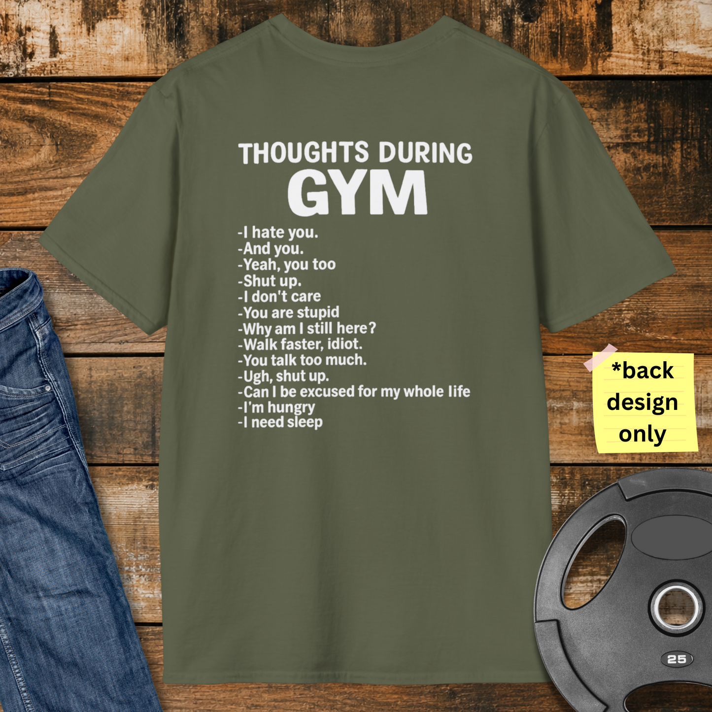 Gym Thoughts T‑Shirt