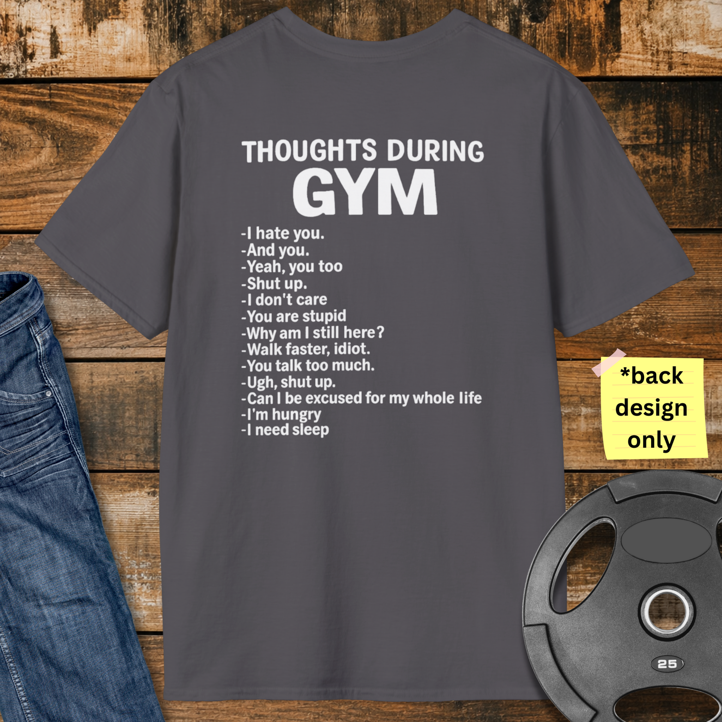 Gym Thoughts T‑Shirt