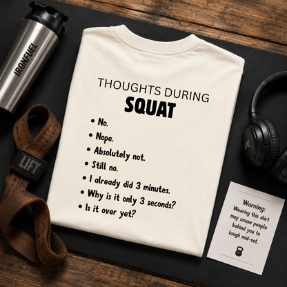Thoughts during Squat T-Shirt