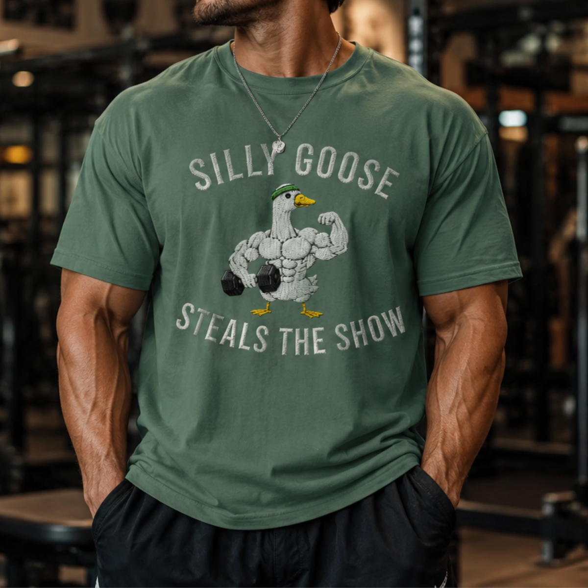 Silly Goose Steals The Show Vintage Wash T-Shirt