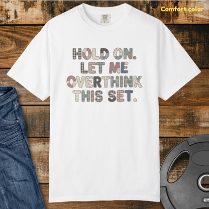 Let Me Overthink Faux Patchwork Vintage Wash T-Shirt