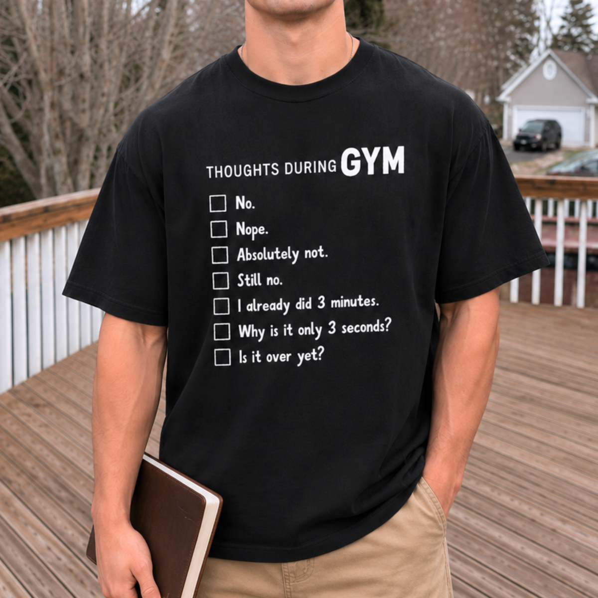 Gym Thoughts Vintage Wash T-Shirt