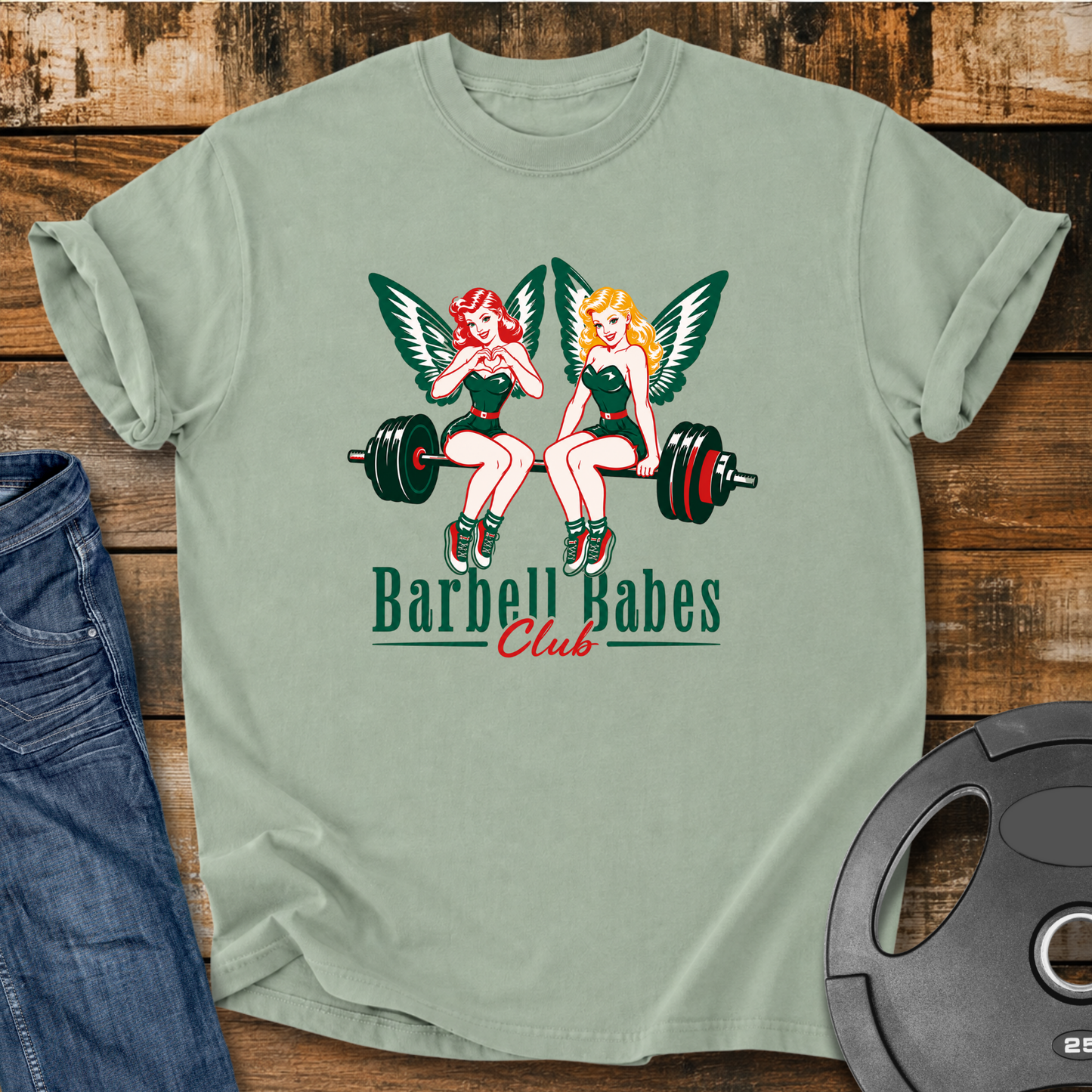 Barbell Club Vintage Wash T-shirt