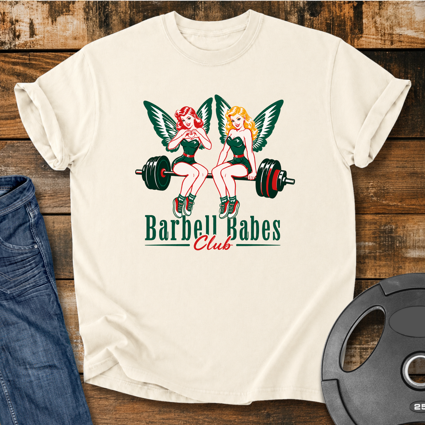 Barbell Club Vintage Wash T-shirt