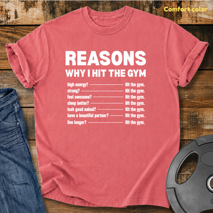 I Hit The Gym Vintage Wash T-Shirt