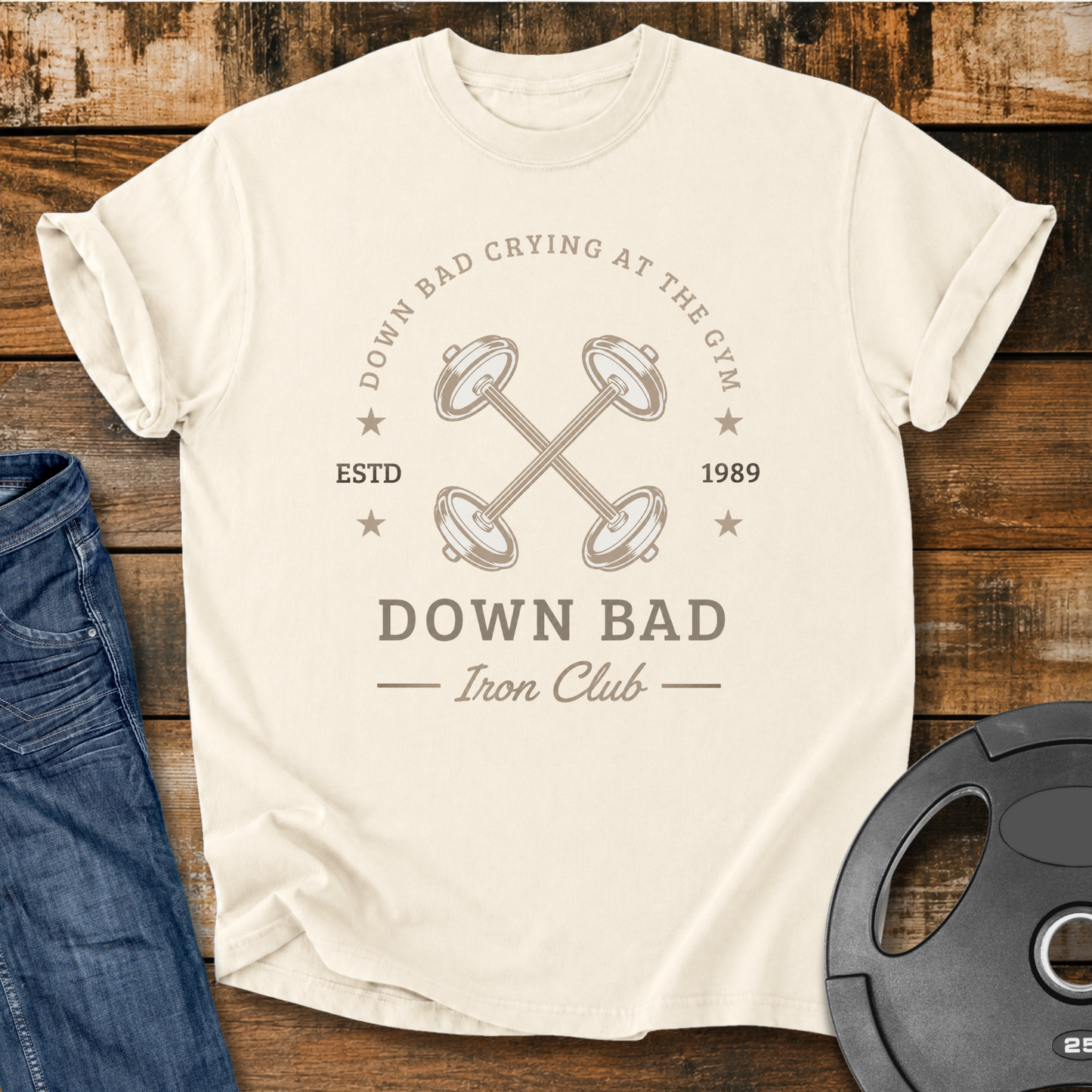 Down Bad Iron Club Vintage Wash T-Shirt