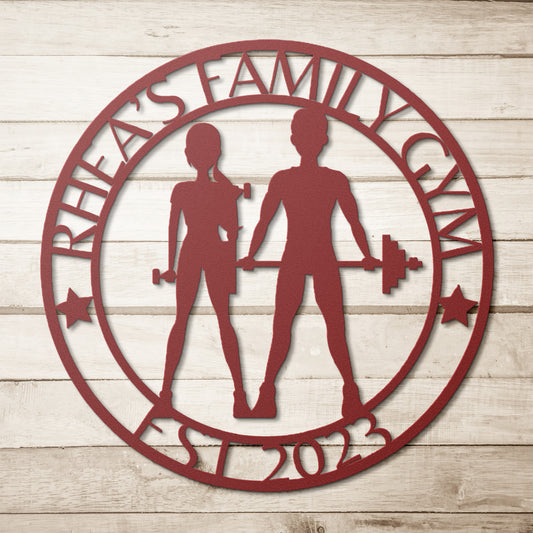Personalized Couple Metal Sign