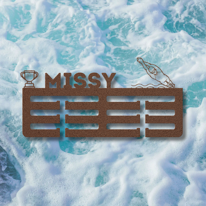 She's Award Swimming | Personlised Swimming Award Metal Signs