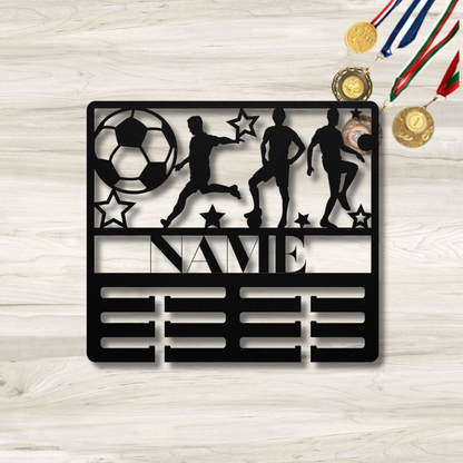 He's Leader Award Soccer | Personalized Soccer Award Holder Metal Signs