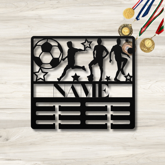 He's Leader Award Soccer | Personalized Soccer Award Holder Metal Signs
