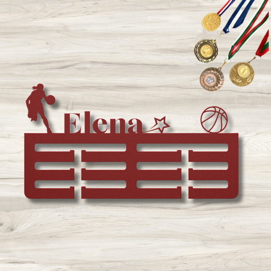 She's Award Basketball | Personlised Basketball Award Metal Signs