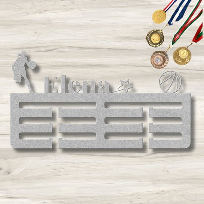 She's Award Basketball | Personlised Basketball Award Metal Signs