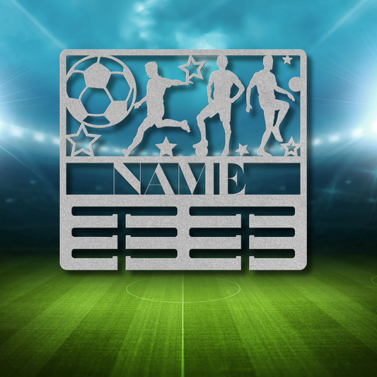 He's Leader Award Soccer | Personalized Soccer Award Holder Metal Signs