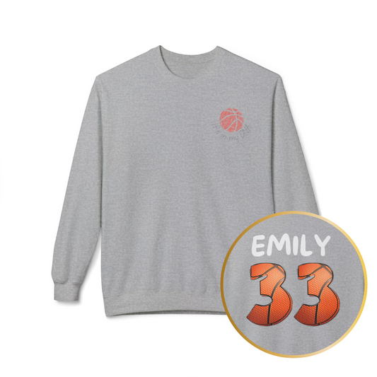 Personalized Funny It's in my DNA Basketball Sweatshirt