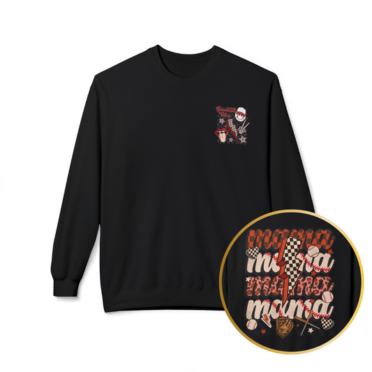MaMa Baseball Vibes Sweatshirt