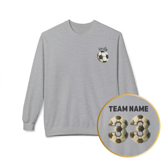 Personalised Your Name, Team Name & Number Sweatshirt
