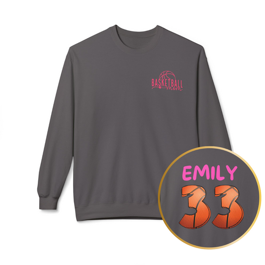 Personalized Basketball Mom Sweatshirt