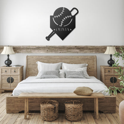 Passion | Personlised Baseball Metal Sign