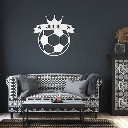 Soccer Queen | Personlised Soccer Metal Signs