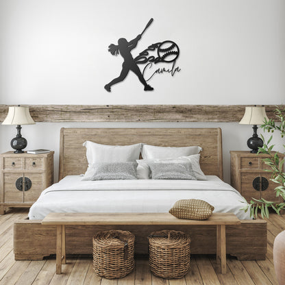 Victory | Personalized Baseball Metal Sign