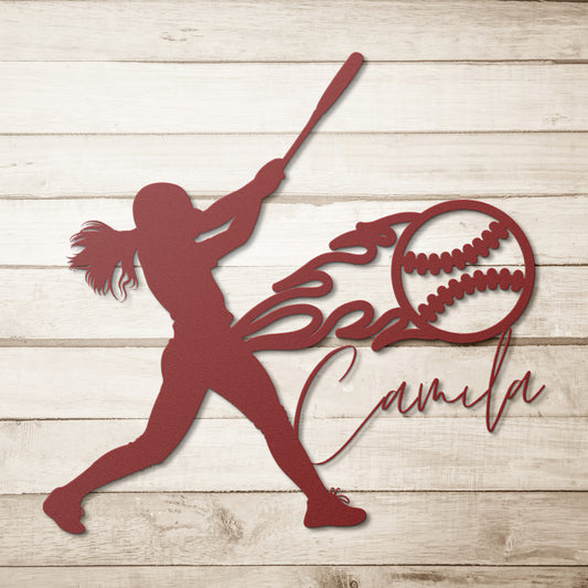 Victory | Personalized Baseball Metal Sign
