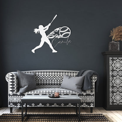 Victory | Personalized Baseball Metal Sign