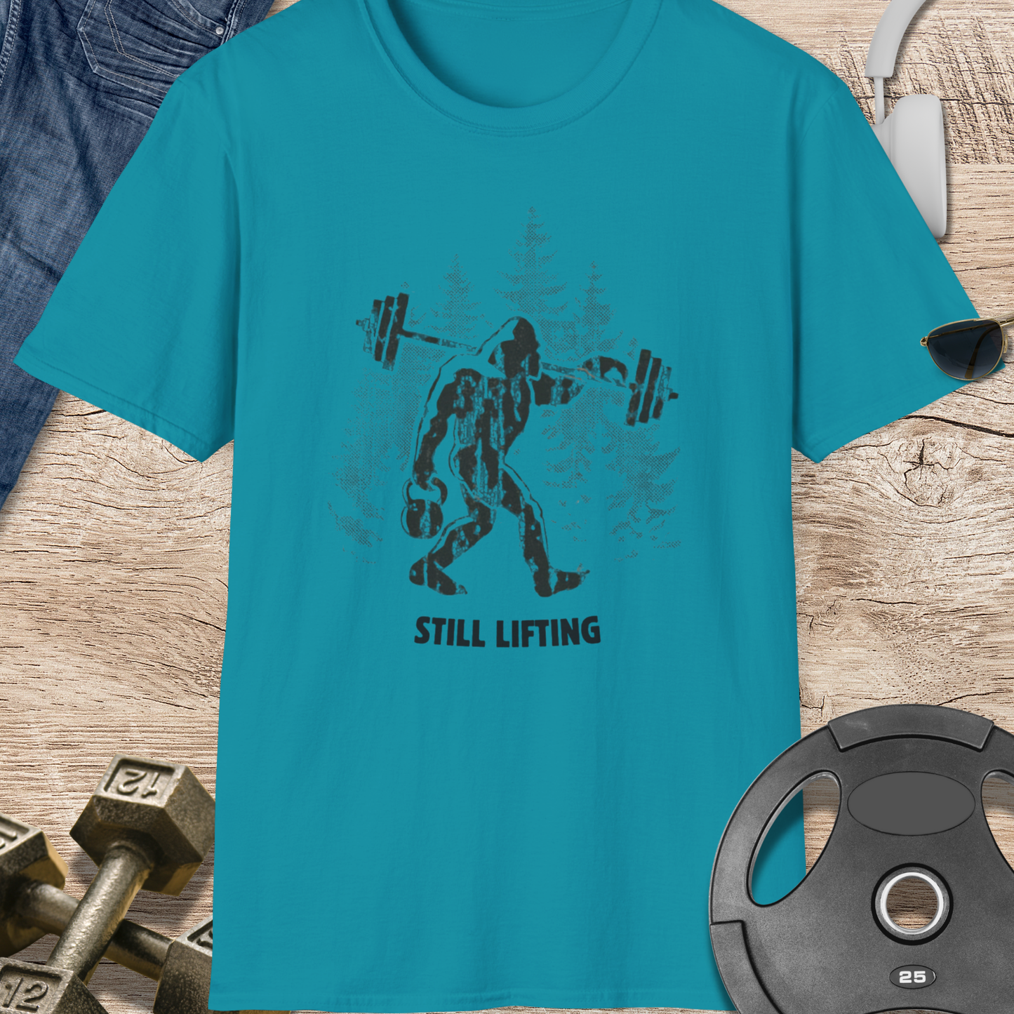 Bigfoot Weightlifting T-Shirt