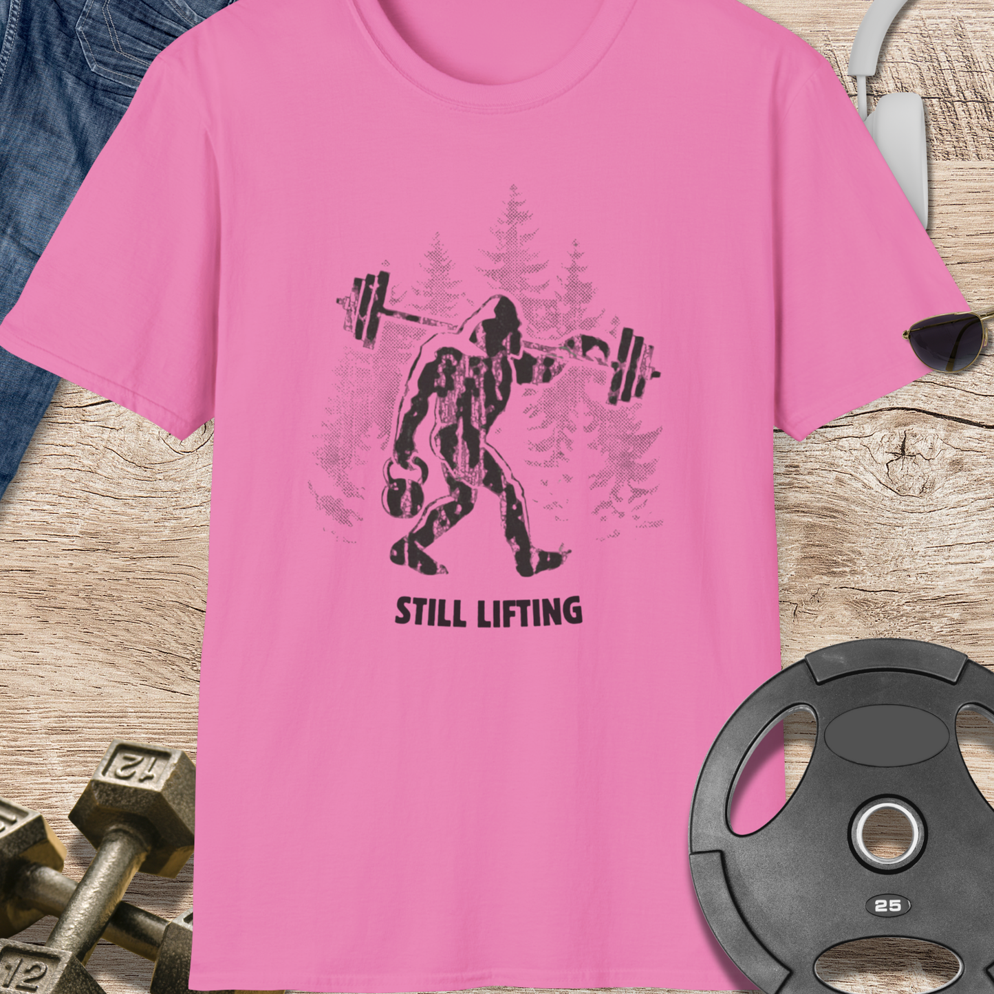 Bigfoot Weightlifting T-Shirt